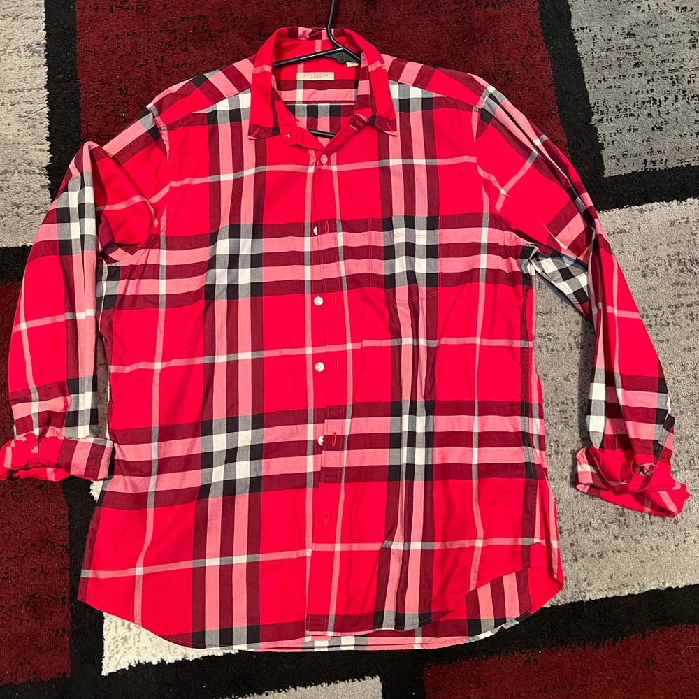 Mens Burberry Brit Dress Shirt
